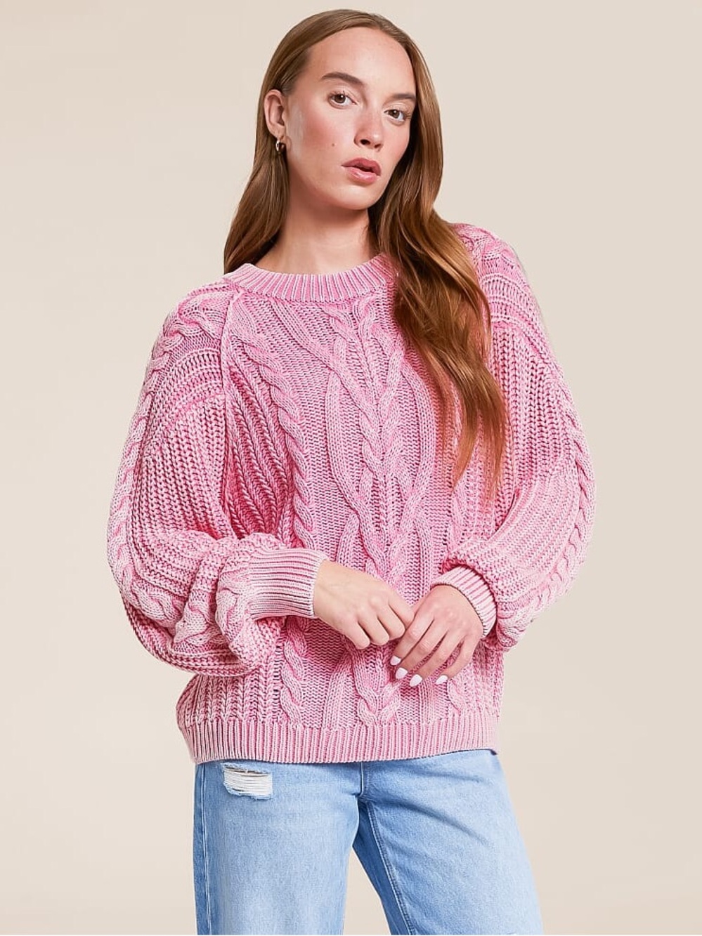 Free People | Frankie Cable Knit Sweater - Picture 2 of 10